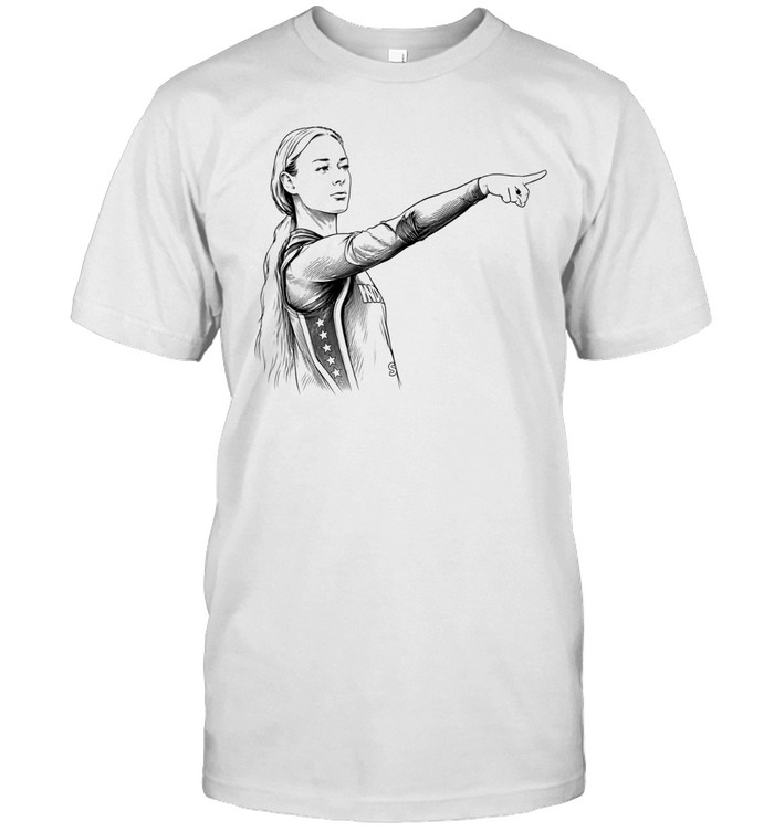 Sophie Cunningham Indiana Fever WNBA Pointing sketch Classic Men's T-shirt