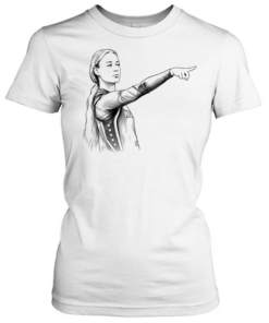 Sophie Cunningham Indiana Fever WNBA Pointing sketch  Classic Women's T-shirt