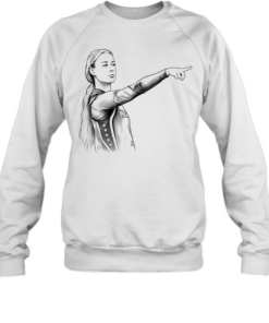 Sophie Cunningham Indiana Fever WNBA Pointing sketch Unisex Sweatshirt
