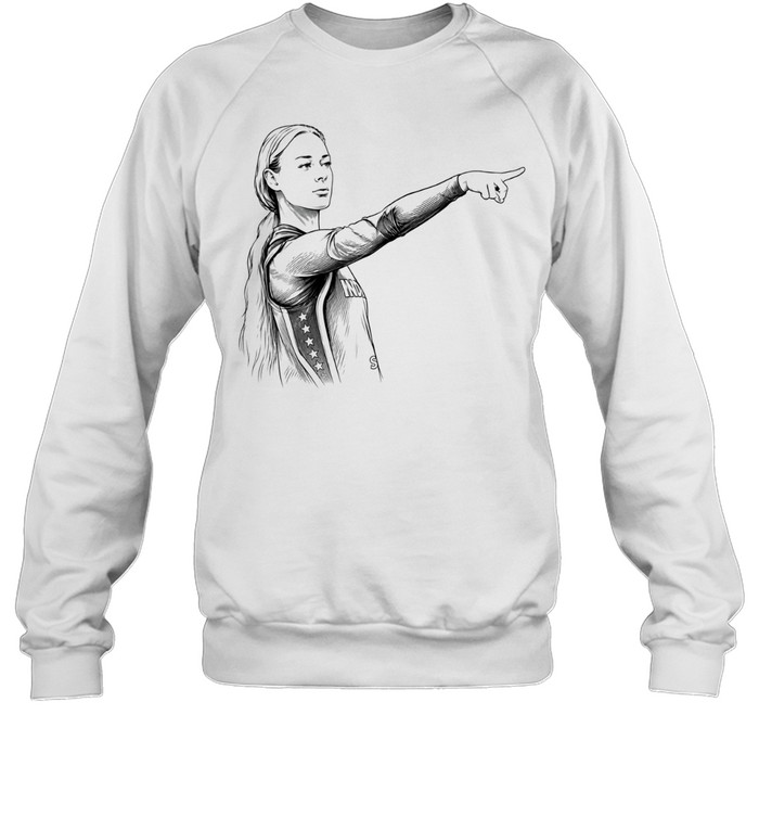 Sophie Cunningham Indiana Fever WNBA Pointing sketch Unisex Sweatshirt