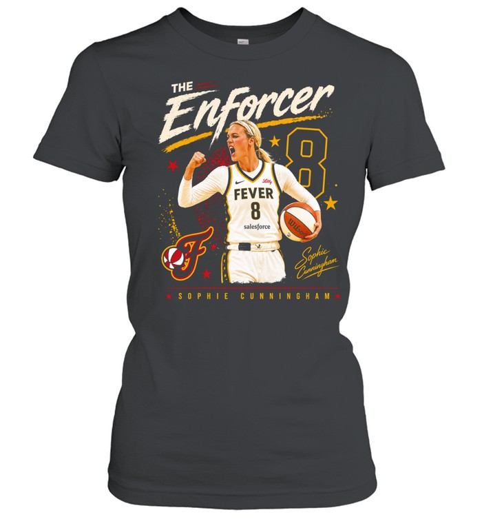 Sophie Cunningham Indiana Fever WNBA The Enforcer 8 Sophie Cunningham Classic Women's T-shirt