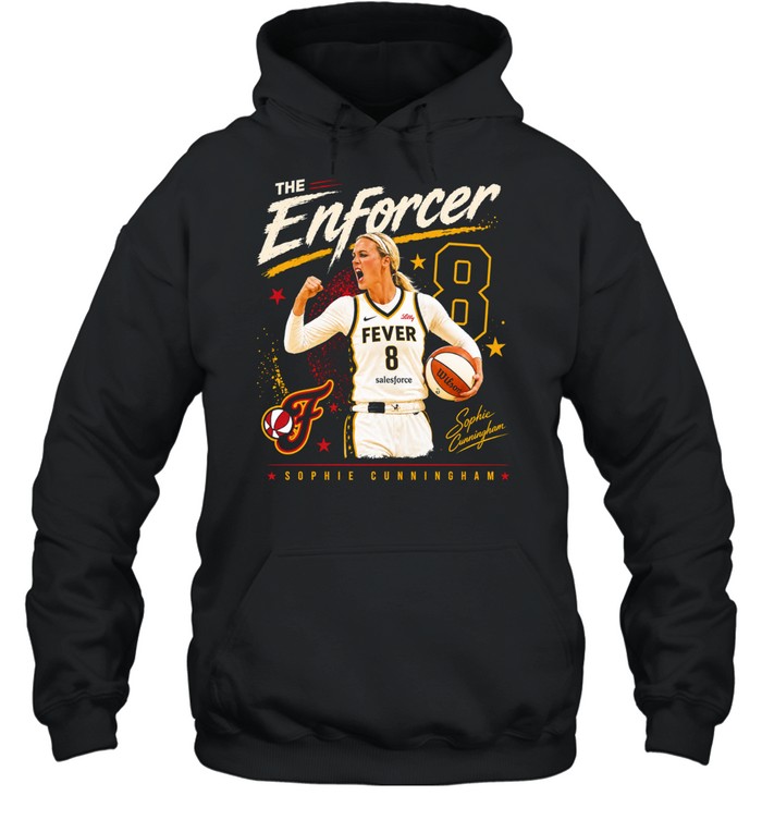Sophie Cunningham Indiana Fever WNBA The Enforcer 8 Sophie Cunningham Unisex Hoodie