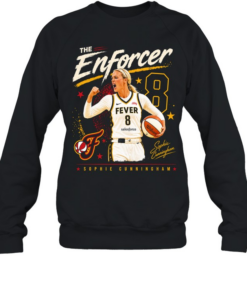 Sophie Cunningham Indiana Fever WNBA The Enforcer 8 Sophie Cunningham Unisex Sweatshirt