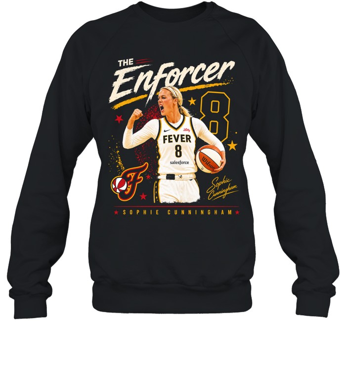Sophie Cunningham Indiana Fever WNBA The Enforcer 8 Sophie Cunningham Unisex Sweatshirt