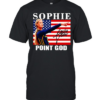 Sophie Cunningham point God Indiana Fever American flag signature Classic Men's T-shirt