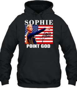 Sophie Cunningham point God Indiana Fever American flag signature Unisex Hoodie
