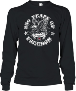 South Carolina Gamecocks 250 Years of Freedom 1776 2026 eagle American flag Long Sleeved T-shirt
