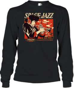 Space Jazz See You Cowboy Bebop Stereo Audio 1998 Hi-Fi  Long Sleeved T-shirt