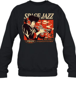 Space Jazz See You Cowboy Bebop Stereo Audio 1998 Hi-Fi  Unisex Sweatshirt