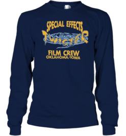 Special Effects Twister Film Crew Oklahoma Iowa Raindog Long Sleeved T-shirt