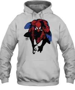Spider-Man Marvel Comics Character Action Pose Unisex Hoodie