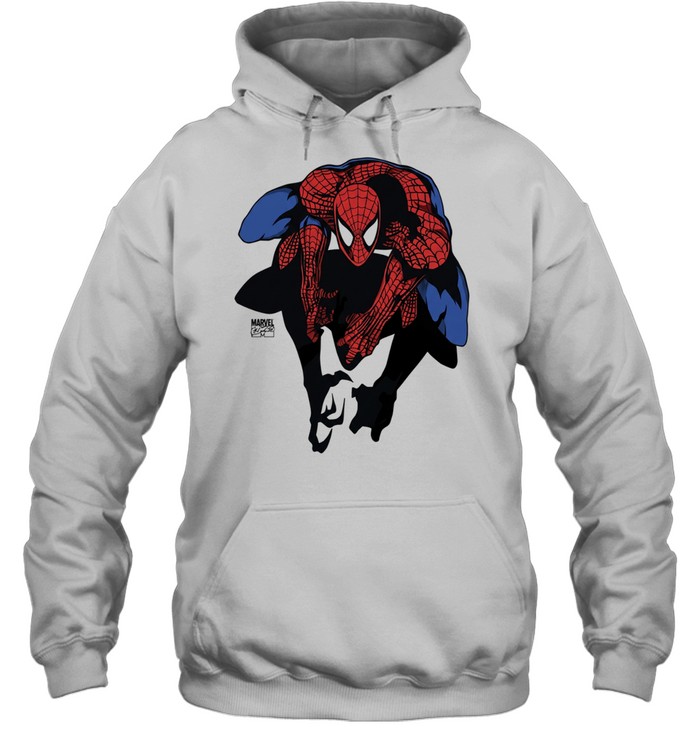 Spider-Man Marvel Comics Character Action Pose Unisex Hoodie