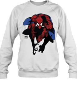Spider-Man Marvel Comics Character Action Pose Unisex Sweatshirt