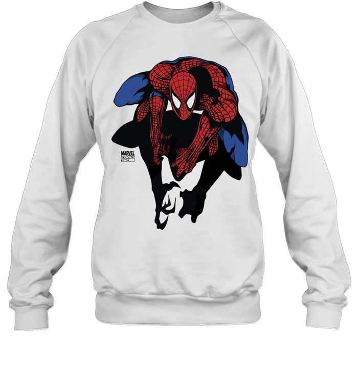Spider-Man Marvel Comics Character Action Pose Unisex Sweatshirt