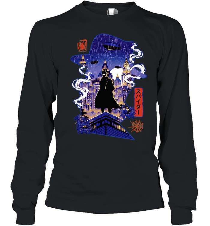 Spider-Man Noir Marvel Spider Verse spider Long Sleeved T-shirt