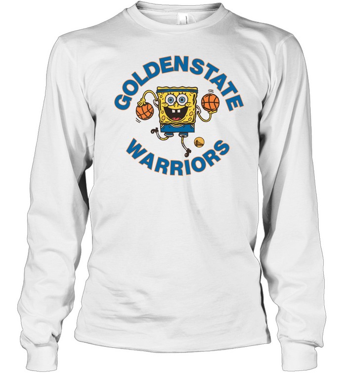 Spongebob Golden State Warriors Long Sleeved T-shirt