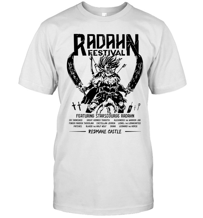 Starsourge Radahn Festival Elden Ring Redmane Castle The Tarnished Blaidd Classic Men's T-shirt