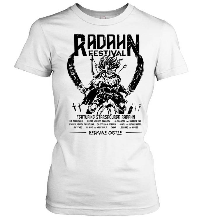 Starsourge Radahn Festival Elden Ring Redmane Castle The Tarnished Blaidd Classic Women's T-shirt