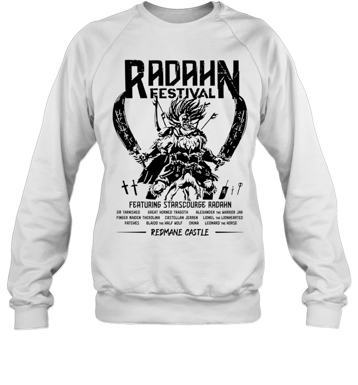 Starsourge Radahn Festival Elden Ring Redmane Castle The Tarnished Blaidd Unisex Sweatshirt
