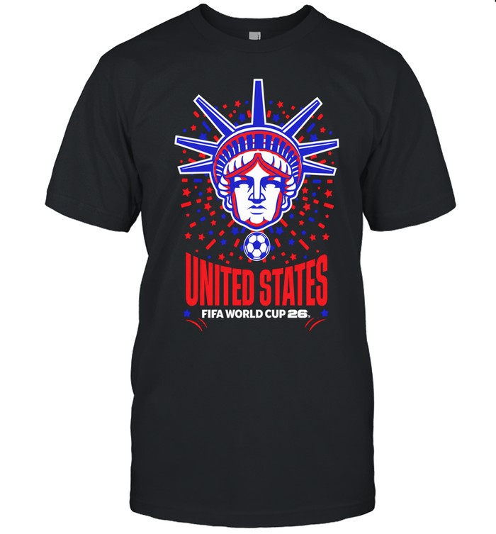 Statue of Liberty United States FIFA World Cup 26 soccer tournament event Classic Men's T-shirt