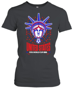 Statue of Liberty United States FIFA World Cup 26 soccer tournament event  Classic Women's T-shirt