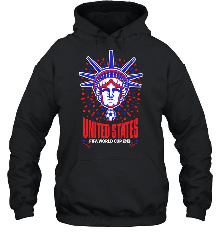 Statue of Liberty United States FIFA World Cup 26 soccer tournament event Unisex Hoodie