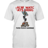 Surveillance camera always watching fuck flock cameras Classic Men's T-shirt