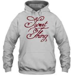 Sweet Thing script calligraphy typography  Unisex Hoodie