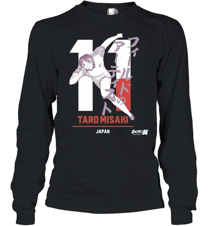 Taro Misaki Japan National Team Captain Tsubasa Field of Artists Long Sleeved T-shirt