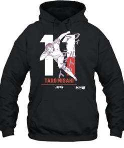 Taro Misaki Japan National Team Captain Tsubasa Field of Artists Unisex Hoodie