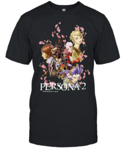 Tatsuya Suou Eikichi Mishina Lisa Silverman Maya Amano Persona 2 Innocent Sin Classic Men's T-shirt