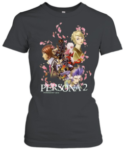 Tatsuya Suou Eikichi Mishina Lisa Silverman Maya Amano Persona 2 Innocent Sin  Classic Women's T-shirt