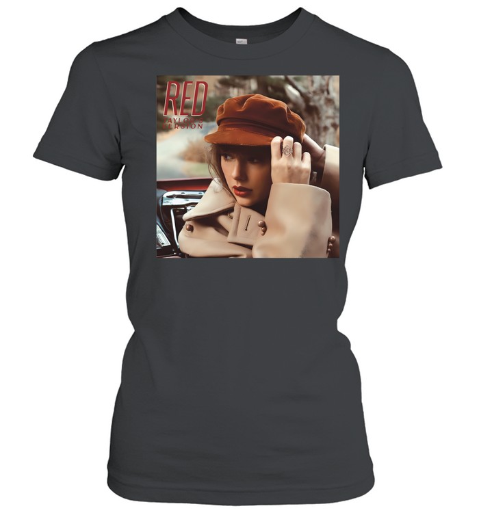 Taylor Swift Red Album Cover Classic Women's T-shirt