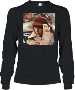 Taylor Swift Red Album Cover Long Sleeved T-shirt
