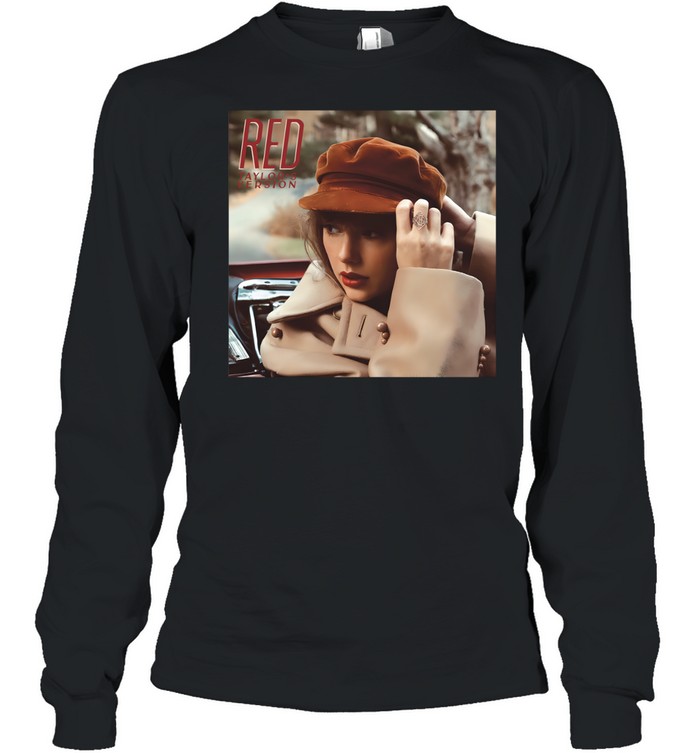 Taylor Swift Red Album Cover Long Sleeved T-shirt