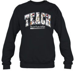 Teach Accio Knowledge Wizard Teacher T- with Magic School Pattern Unisex Sweatshirt