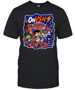Teen Titans New York Knicks ONVSN NEW YORK FOREVER skyline Classic Men's T-shirt