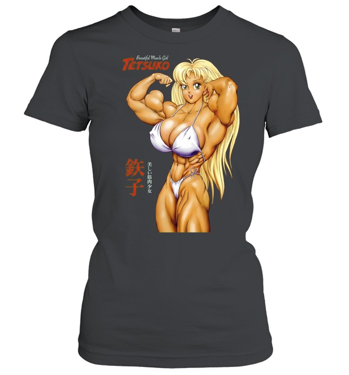 Tetsuko Beautiful Muscle Girl David C Matthews Classic Women's T-shirt