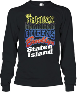 The Bronx Manhattan Queens Brooklyn Staten Island Long Sleeved T-shirt