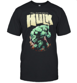 The Incredible Hulk Marvel Comic Book  Classic Men's T-shirt