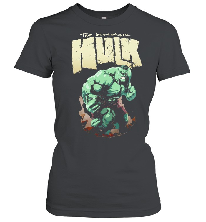 The Incredible Hulk Marvel Comic Book Classic Women's T-shirt