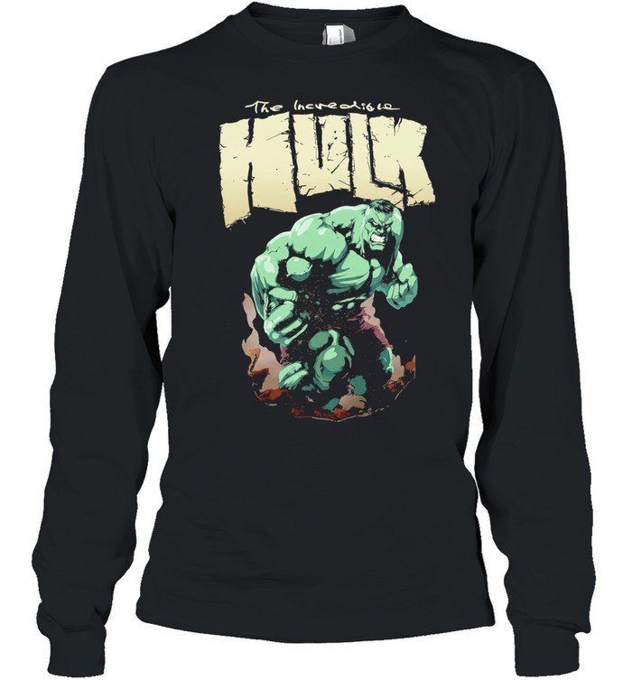 The Incredible Hulk Marvel Comic Book Long Sleeved T-shirt