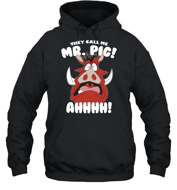 The Lion King Pumbaa They Call Me Mr Pig Ahhhh Unisex Hoodie