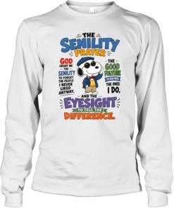 The Senility Prayer God Long Sleeved T-shirt