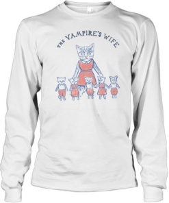 The Vampires Wife The Besieged Cat  Long Sleeved T-shirt