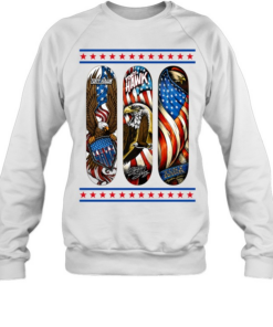 Tony Hawk signature series skateboard eagle American flag Unisex Sweatshirt