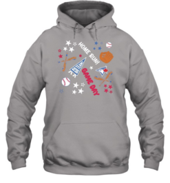 Toronto Blue Jays Home Run Game Day Go Team Baseball  Unisex Hoodie