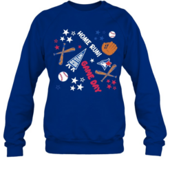 Toronto Blue Jays Home Run Game Day Go Team Baseball  Unisex Sweatshirt