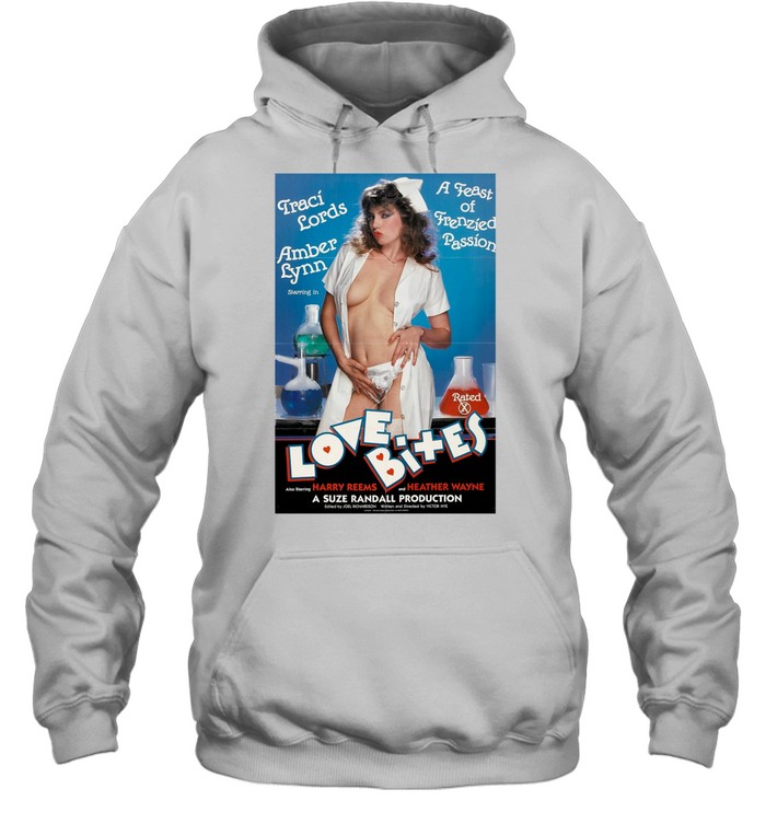 Traci Lords Amber Lynn Love Bites Harry Reems Heather Wayne Suze Randall Unisex Hoodie