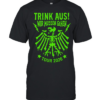 Trink aus wir mussen gehen tour 2026 German eagle skeleton  Classic Men's T-shirt